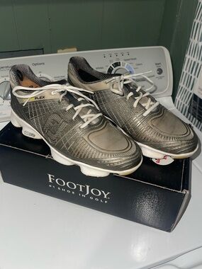 FootJoy Hyperflex Men’s Gray and White Athletic Golf Shoes FJ
